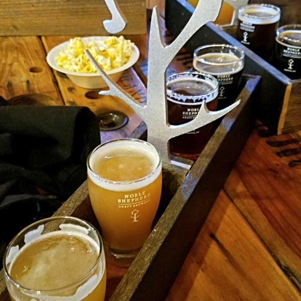Photo taken at Noble Shepherd Craft Brewery by Julia C. on 11/24/2017