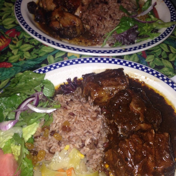 Still thinking about the jerk chicken and oxtail. Meat is oh so tender! Dining upstairs is def an experience. BYOB!