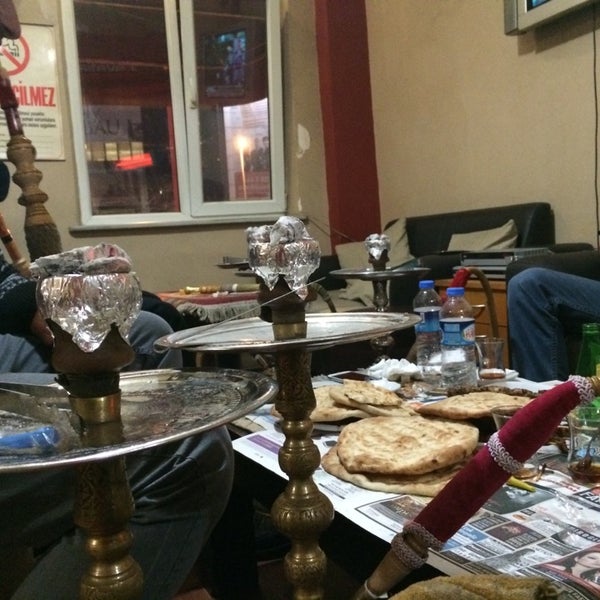 Photo taken at Teras Nargile Cafe by Şükrü G. on 3/22/2014