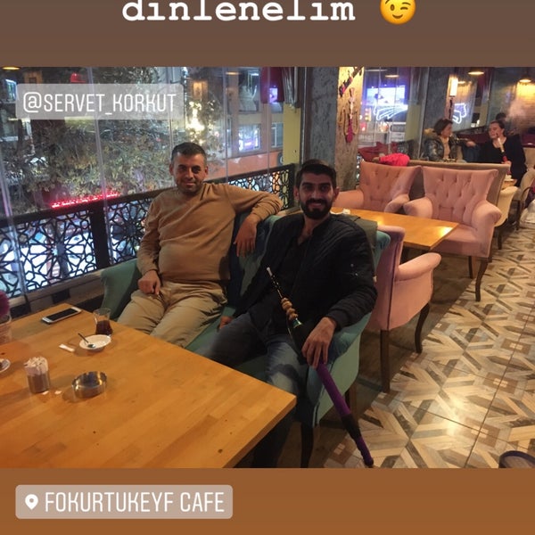 Photo taken at Fokurtu Cafe&amp;Nargile by Osman A. on 12/21/2019