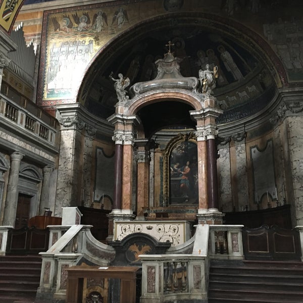 Photo taken at Basilica di Santa Prassede by Olga E. on 3/30/2018