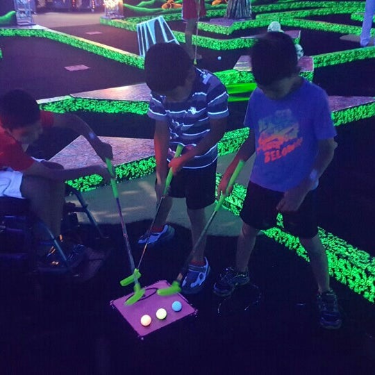 Photo taken at Monster Mini Golf by Gabriela A. on 6/29/2015