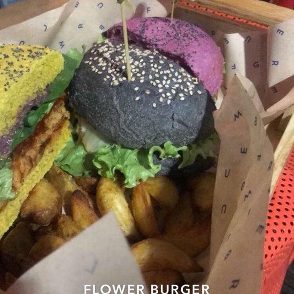 Photo taken at Flower Burger by boOSha L. on 7/7/2019