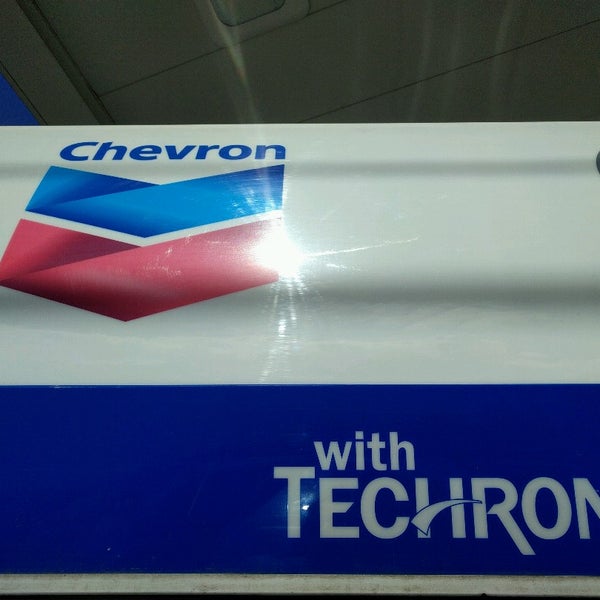 Chevron Gas Station in
