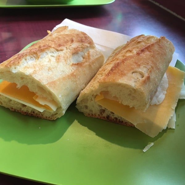 This is a cheese store that doesn't know how to make a proper cheese sandwich