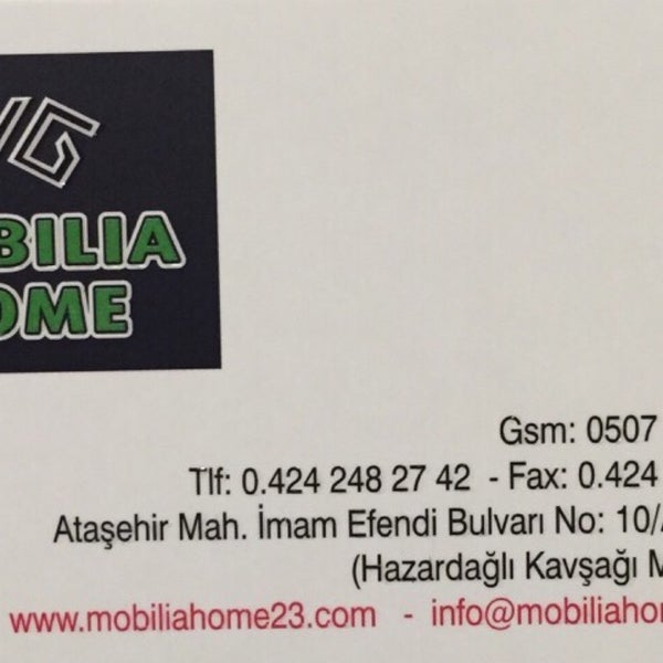 Mobilia Home Elâzığ�da Mobilya / Ev Gereçleri Mağazası