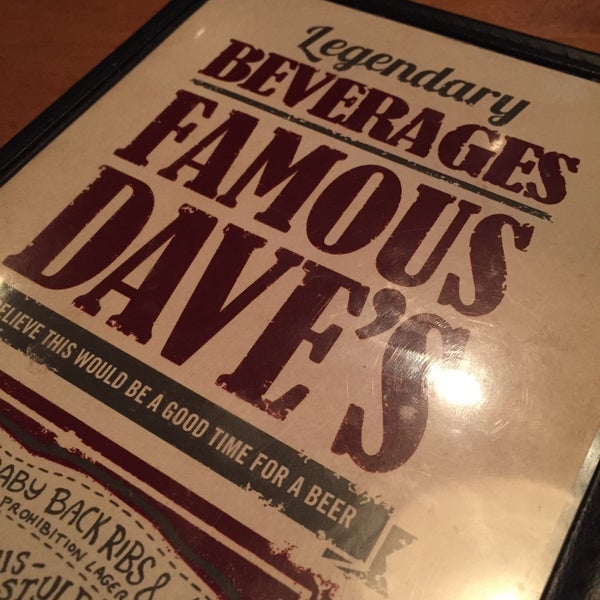 Photo taken at Famous Dave&#39;s by Brad E. on 5/3/2016