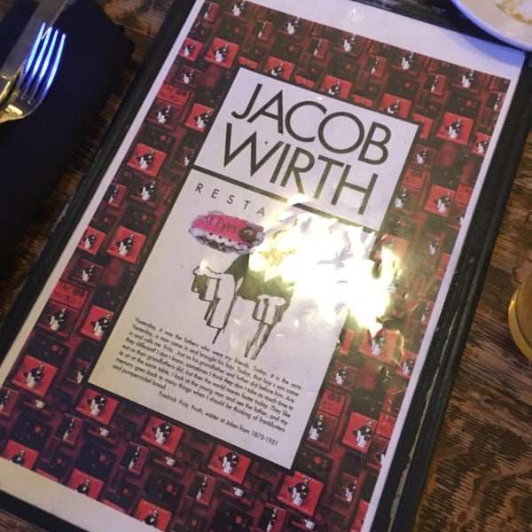 Photo taken at Jacob Wirth Restaurant by xina on 5/12/2017