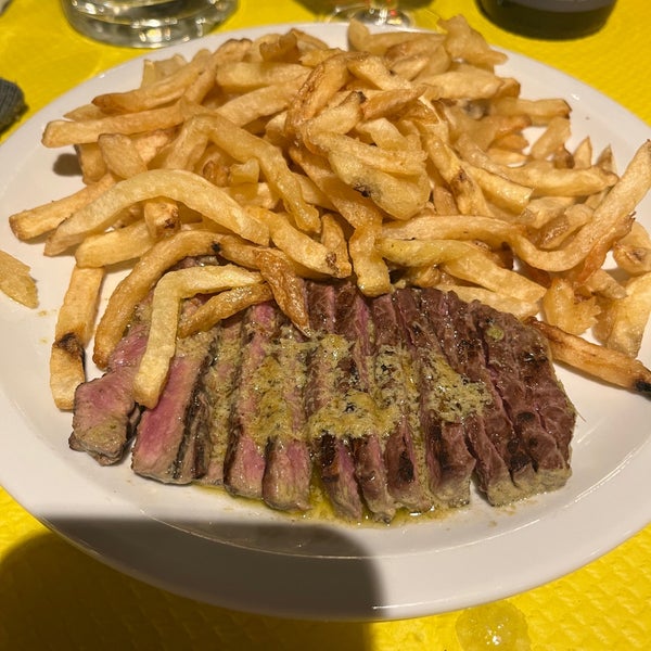 First time in France and first French restaurant. For me the meat was spotless. French fries are amazing. Wine was good. I believe even though it is a popular restaurante for me it is more than enough
