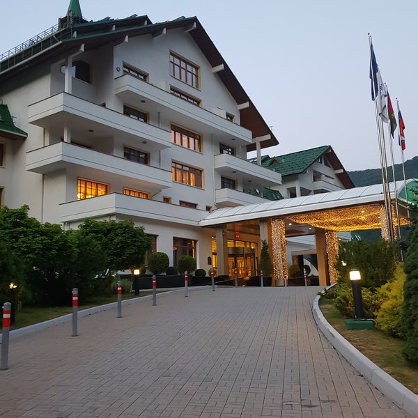 Photo taken at Grand Hotel Polyana by Alexander L. on 7/18/2017