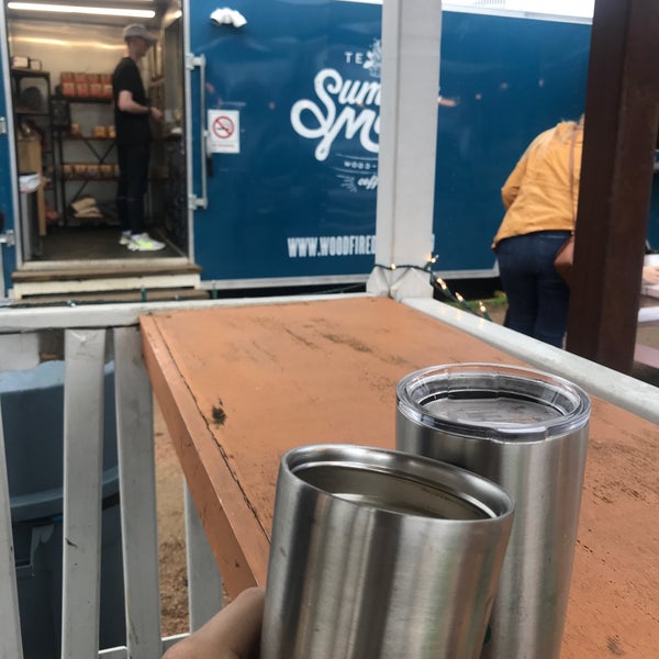 Photo taken at Summer Moon Coffee Trailer by Sara on 1/18/2020