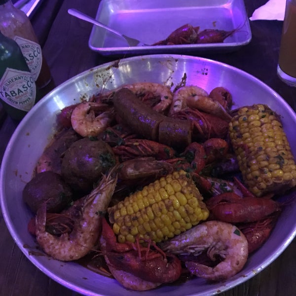 Photo taken at BOIL Seafood House by Charlie N. on 2/5/2019