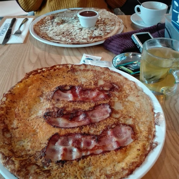 Photo taken at Pancakes Amsterdam by Anna F. on 4/13/2019