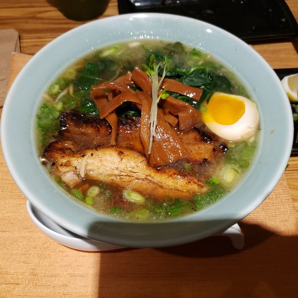 There is a long wait for ramen here. The shoyu ramen was okay, but the broth was kind of bland to me.