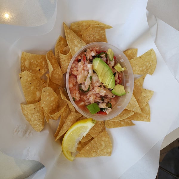 The ceviche was a bit of a letdown. Shrimp was a strange texture..