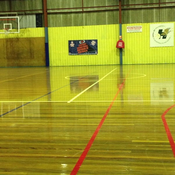 Photo taken at Broadmeadow Basketball Stadium by Hosting I. on 4/30/2014