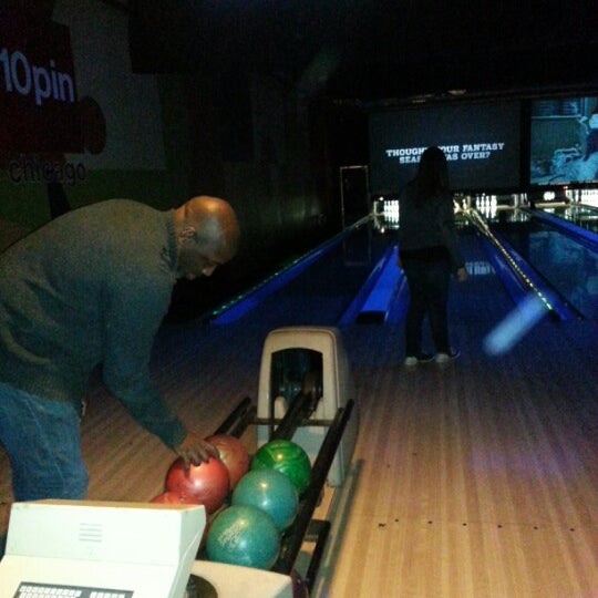 Photo taken at 10Pin Bowling Lounge by Tiffany S. on 1/5/2013