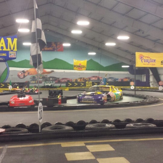 Photo taken at The Funplex by Melissa G. on 7/23/2014