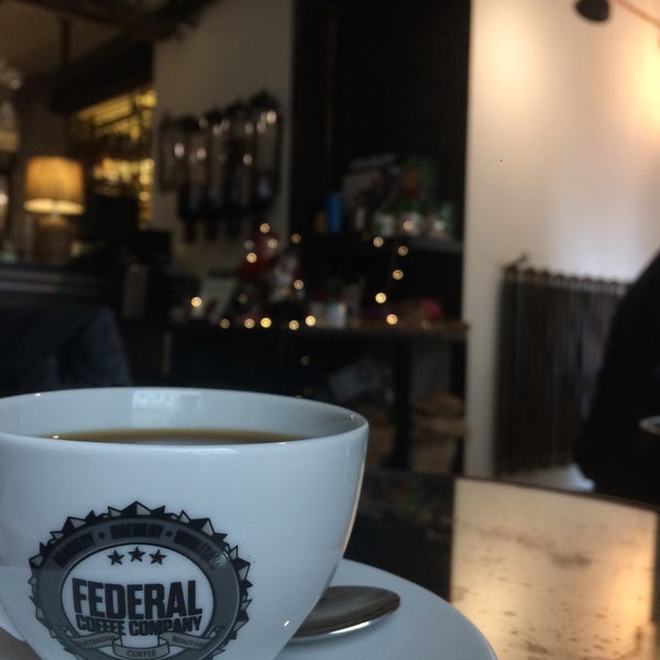 รูปภาพถ่ายที่ Federal Coffee Company โดย Şanal เมื่อ 1/27/2018