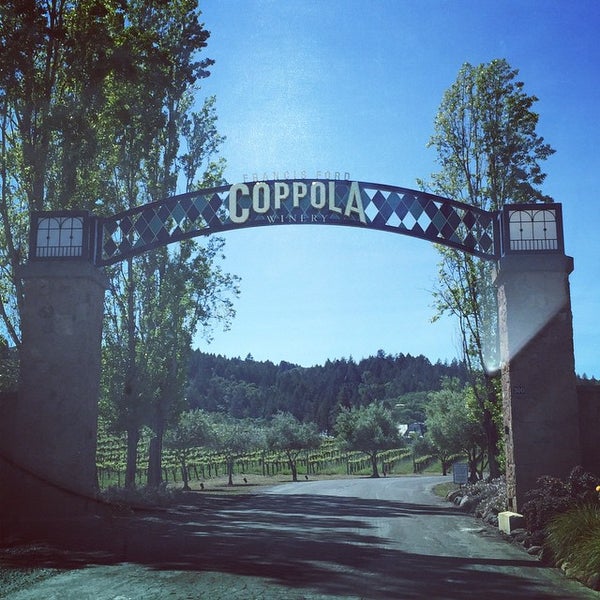 Photo taken at Francis Ford Coppola Winery by Krystina on 4/10/2015