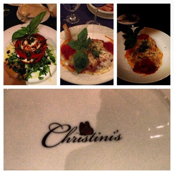 Photo taken at Christinis Ristorante Italiano by Michael R. on 6/14/2013