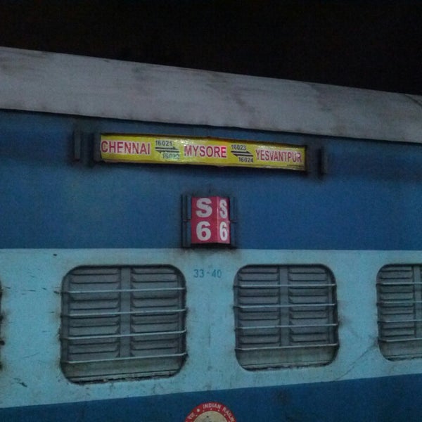 Photo taken at Mysore Railway Station by Ramkumar M. on 10/14/2013