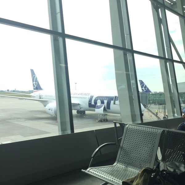 Photo taken at Warsaw Chopin Airport (WAW) by M.Adil on 6/17/2015