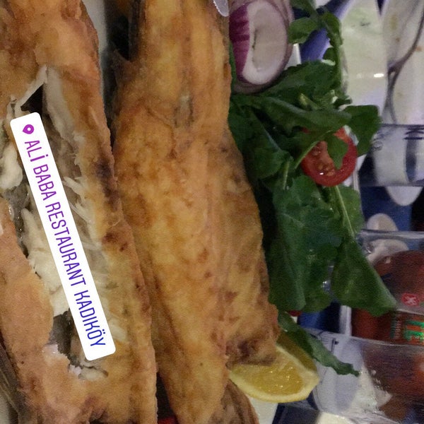 Photo taken at Ali Baba Restaurant Kadıköy by Nilgul I. on 12/2/2018