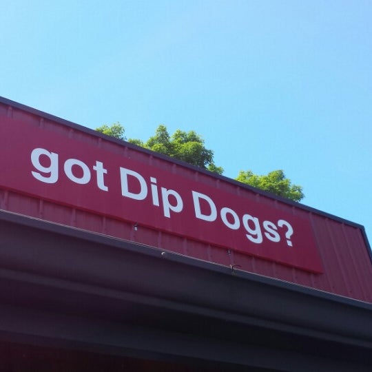 Photo taken at Dip Dog Stand by Mike H. on 5/24/2014