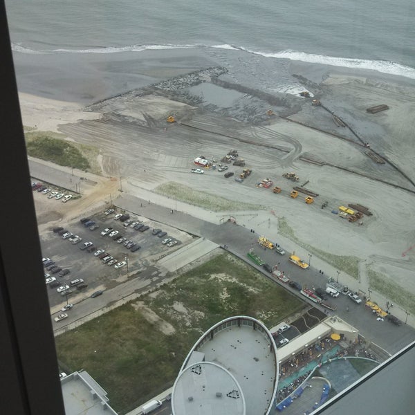 View of Beach Club and construction