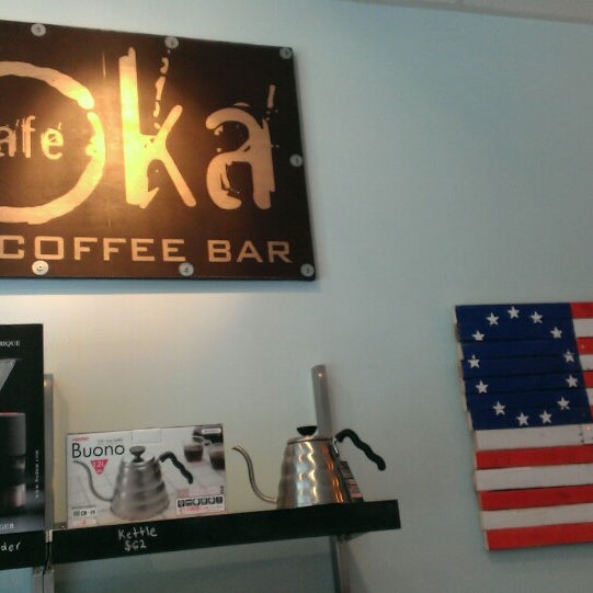 5/3/2014 tarihinde Brett B.ziyaretçi tarafından Cafe Moka'de çekilen fotoğraf