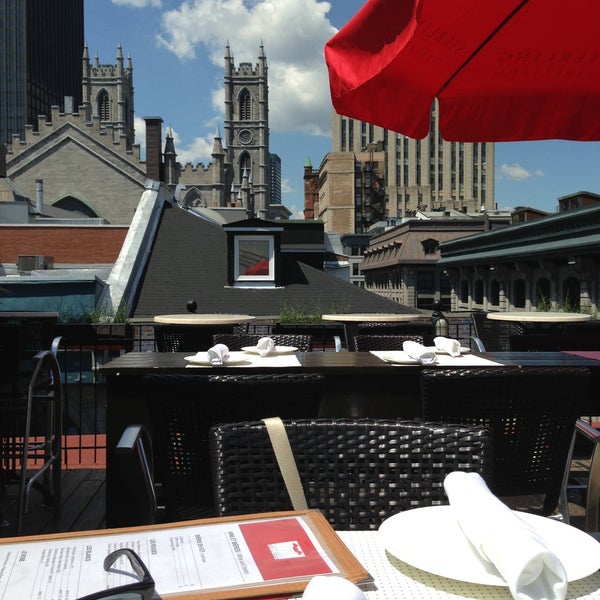Photo taken at Terrasse Nelligan by Patrick T. on 5/18/2013