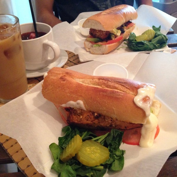 Photo taken at Tea NJ &quot;Vegan Friendly Cafe&quot; by Samantha L. on 8/23/2014