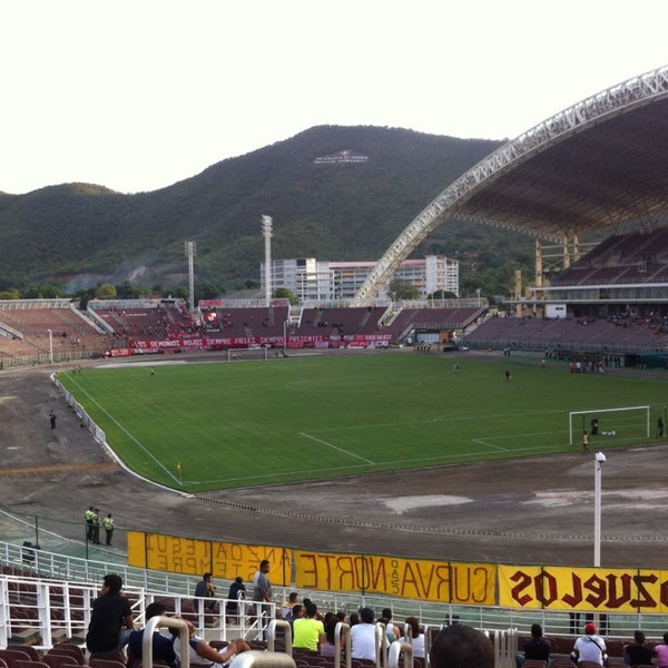 Photo taken at Estadio Olímpico Gral. José Antonio Anzoátegui by Onni H. on 10/26/2014