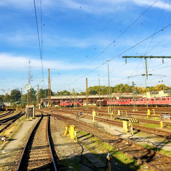 Photo taken at Abstellbahnhof Stuttgart by Andre B. on 10/3/2015