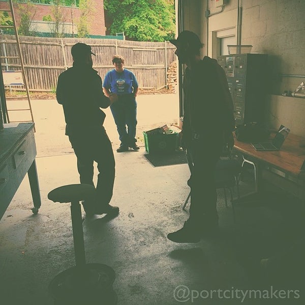 Photo taken at Port City Makerspace by Dan F. on 5/24/2014