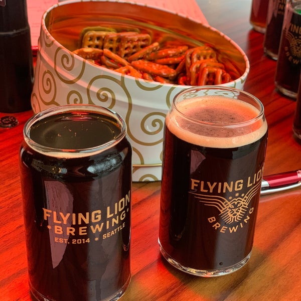 Photo taken at Flying Lion Brewing by Casey on 12/19/2020