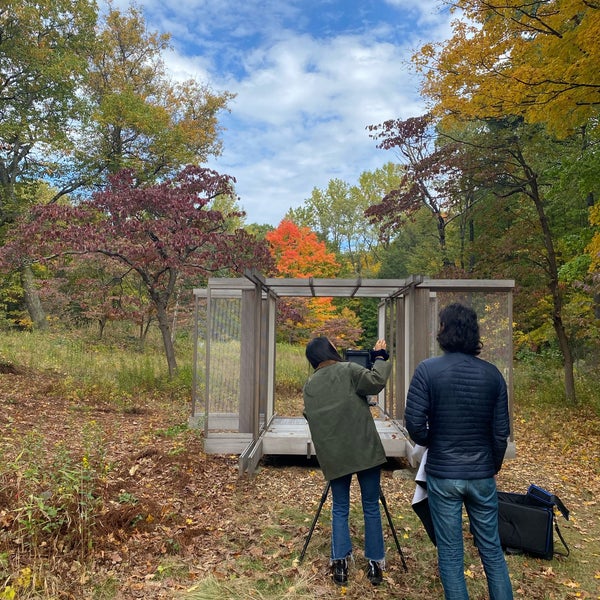 Photo taken at Manitoga/The Russel Wright Design Center by Justin S. on 10/16/2022