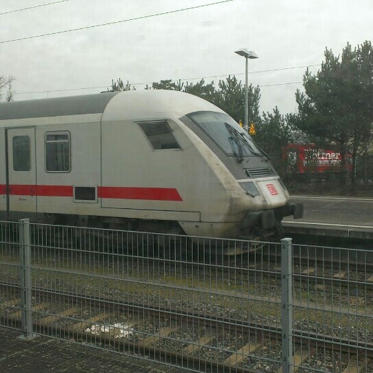 Photo taken at Bahnhof Ostseebad Binz by Michael P. on 2/19/2016