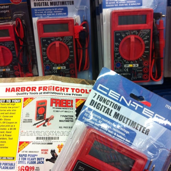 Free multimeter harbor freight coupon