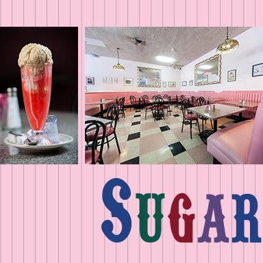 Снимок сделан в Sugar Bowl Ice Cream Parlor Restaurant пользователем Sugar Bowl Ice Cream Parlor Restaurant 9/23/2013