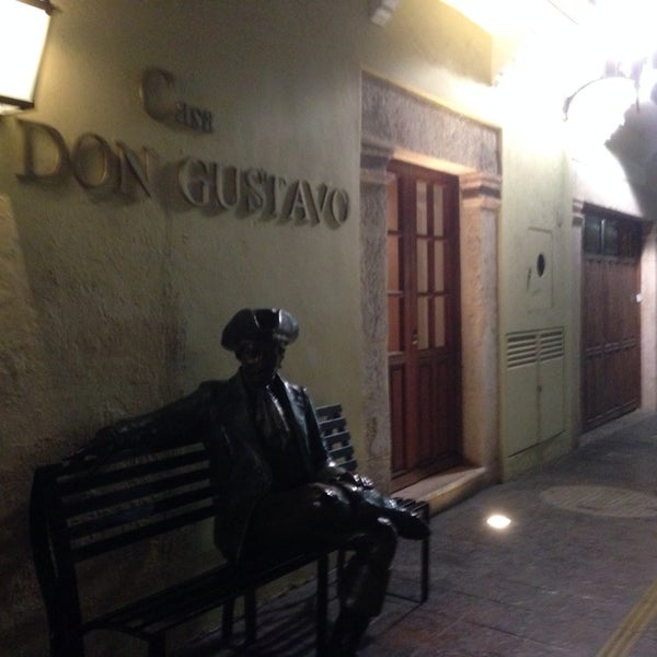 Das Foto wurde bei Hotel Boutique y Restaurante Casa Don Gustavo von George C. am 3/8/2014 aufgenommen