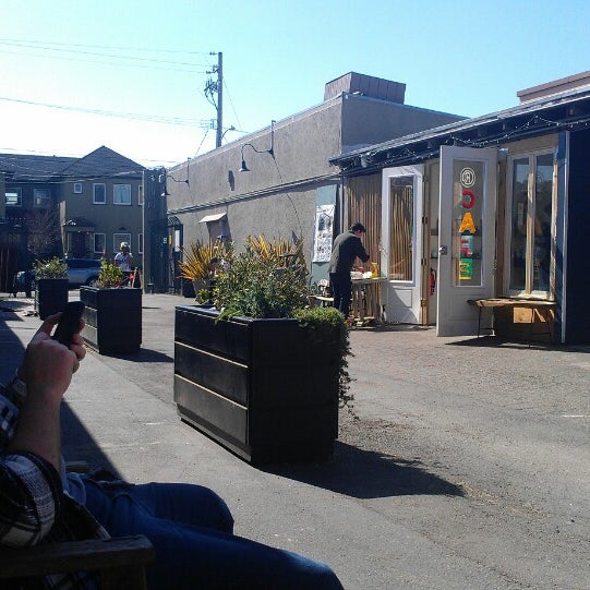 Photo taken at Temescal Alley Barbershop by Meg B. on 3/3/2013