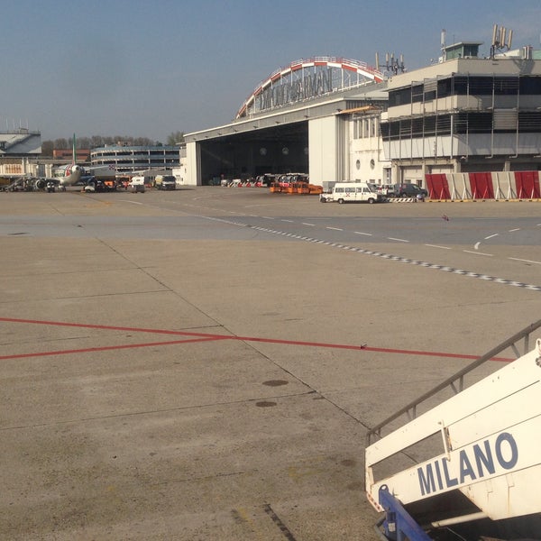 Photo taken at Milan Linate Airport (LIN) by Bas K. on 4/15/2013