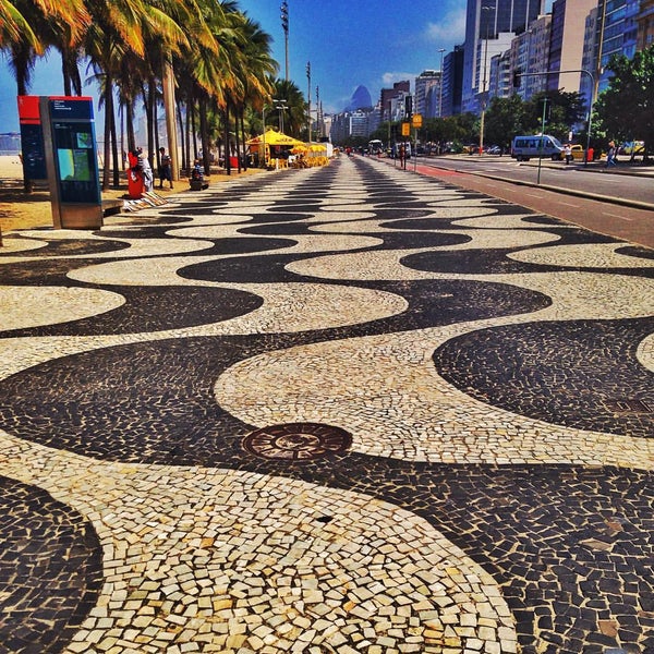 Photo taken at Copacabana Beach by Diogo M. on 9/16/2015