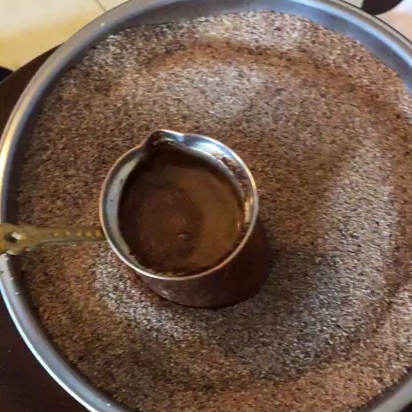 Kumda kahve tadılmalı👌🏻☕️