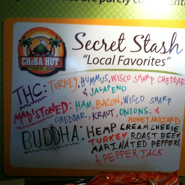 Photo taken at Cheba Hut Toasted Subs by Aaron G. on 2/15/2013