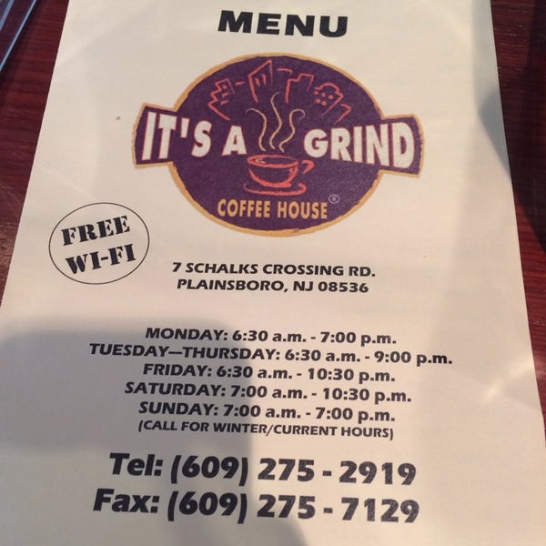 The Grind Coffee HouseNCafé Plainsboro, NJ