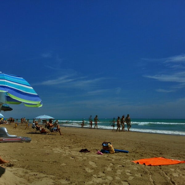 Photo taken at Playa de Almarda by Rafael Q. on 7/19/2014