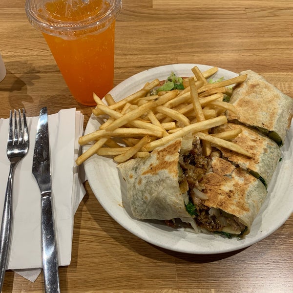 Photo taken at Simsim Outstanding Shawarma by Leroy T. on 2/5/2019